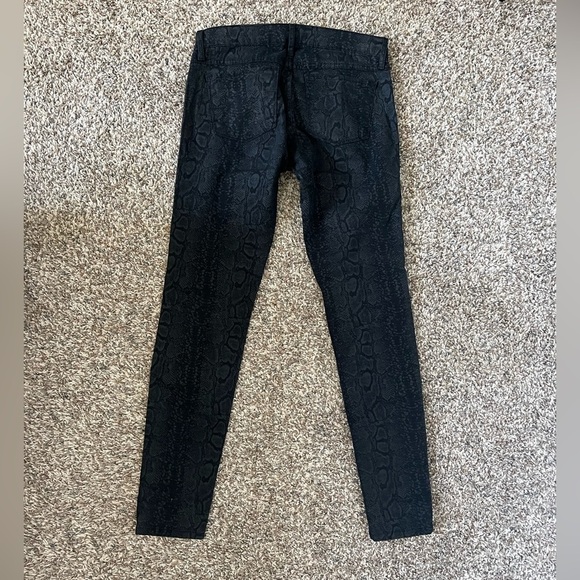 Flying Monkey Python Print Skinny Jeans - Picture 4 of 4